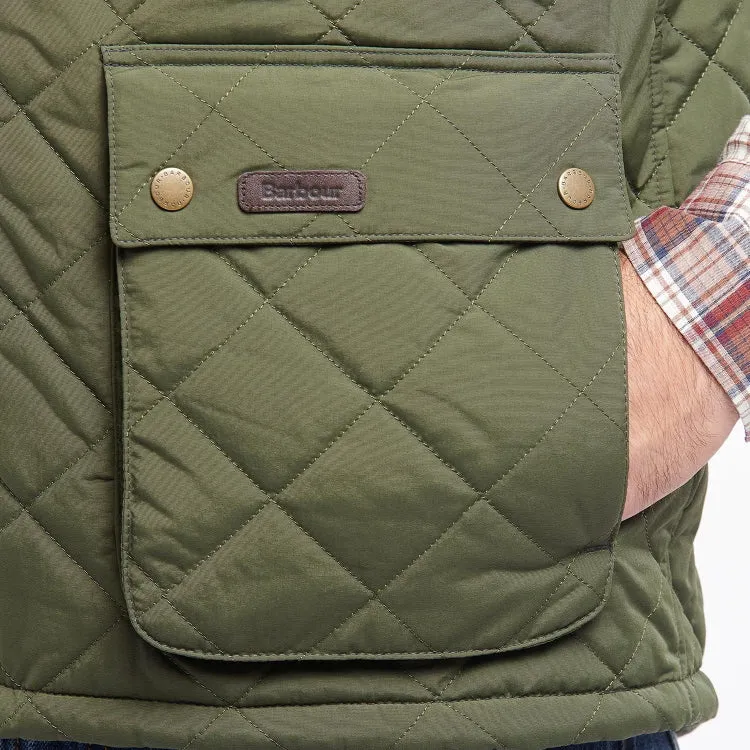 Barbour Fernwood Quilted Gilet - Sage