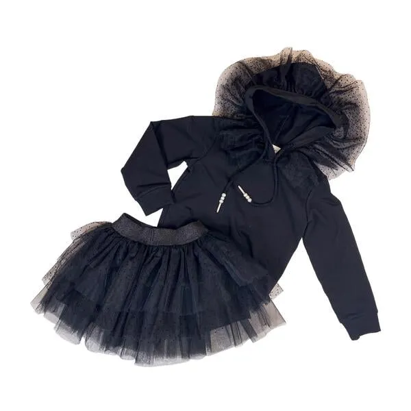 Black Dots Tutu Skirt