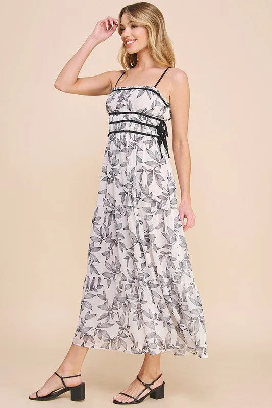 Chiffon Ruched Babydoll Dress