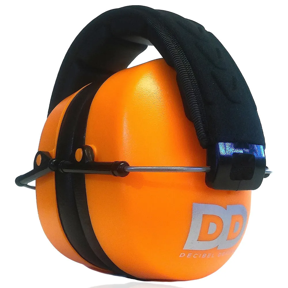 DECIBEL DEFENSE SAFETY EAR MUFF (Hi-Visability ORANGE)