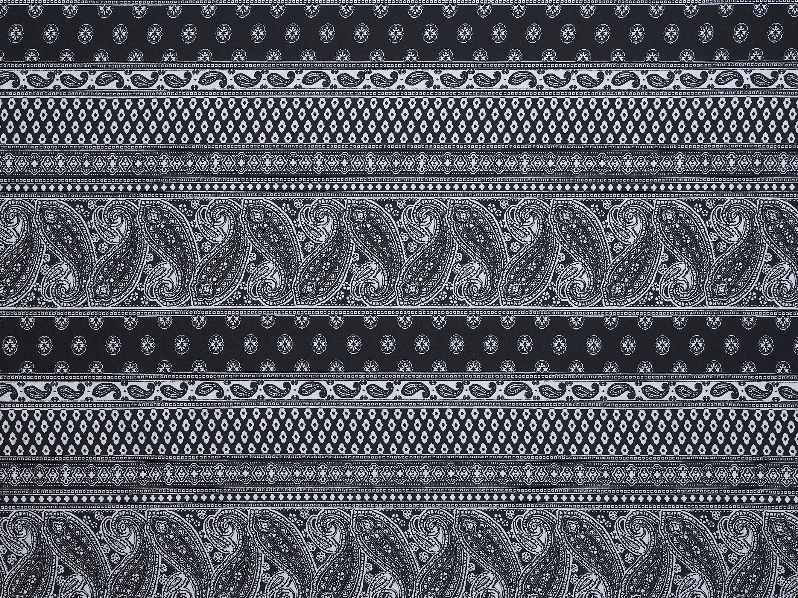 Lightweight  satin  fabric by the yard - Paisley    print
