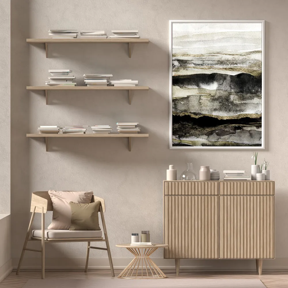 Liquid Gold Abstract Art Prints