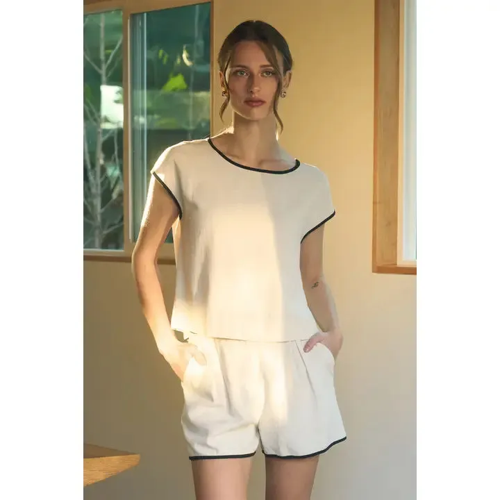Short Sleeve Linen Shirt
