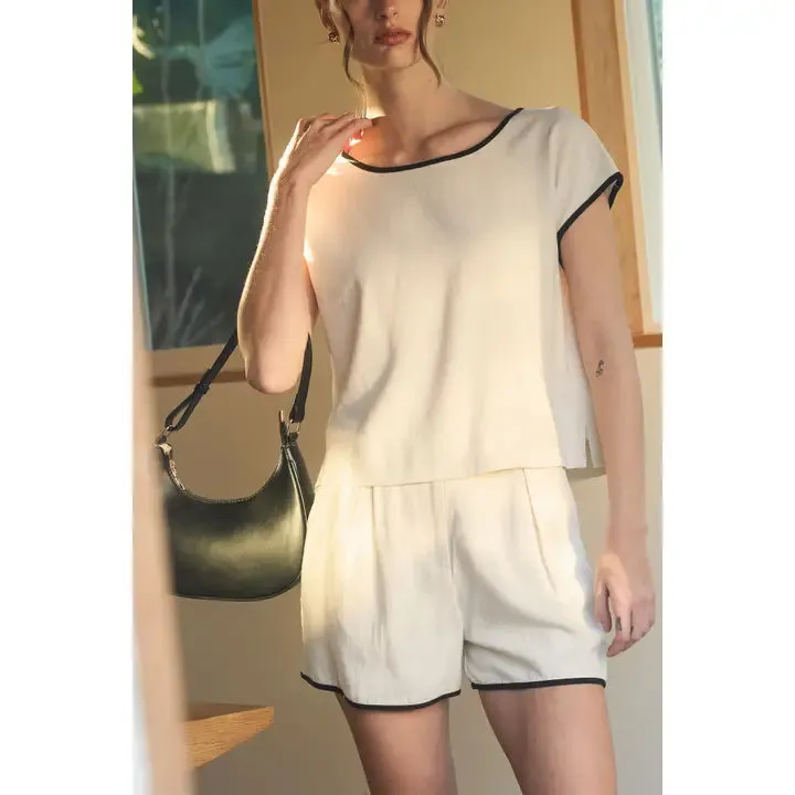 Short Sleeve Linen Shirt
