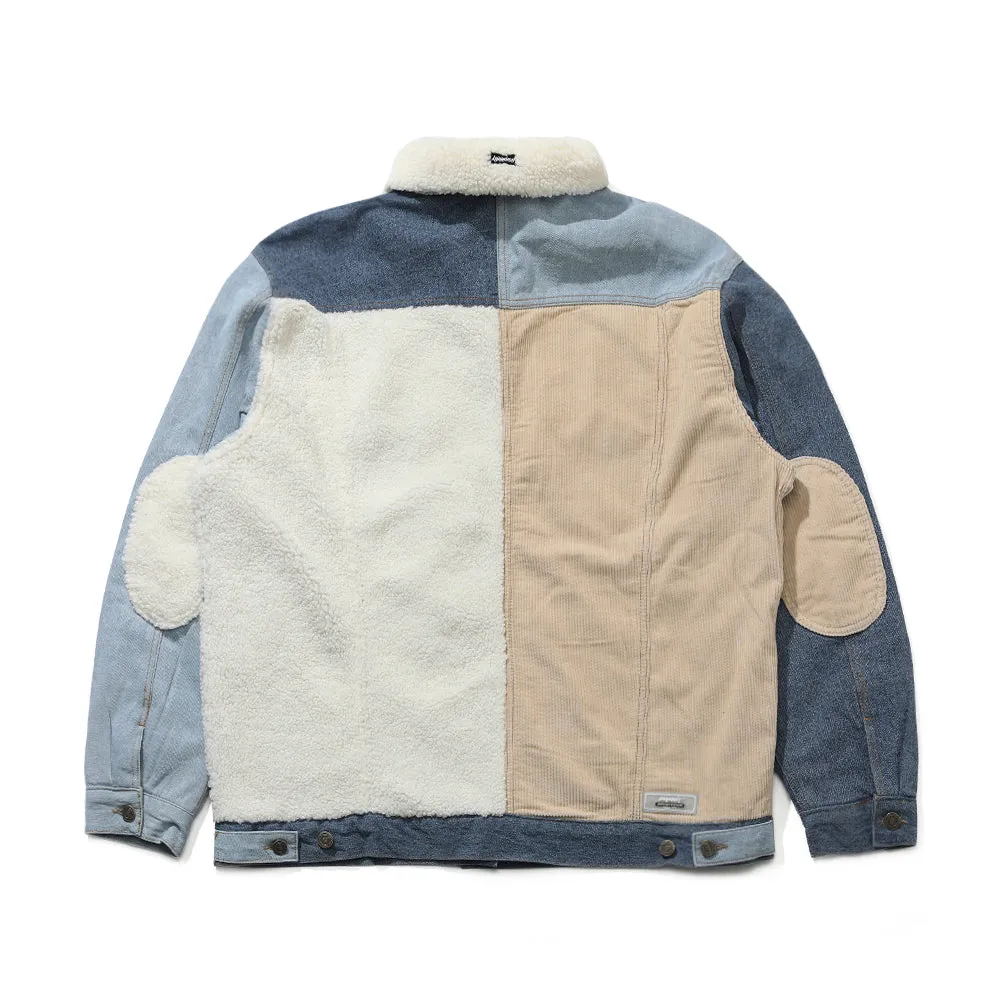 UBL WASHING OVER DENIM TRUCKER JACKET MIX